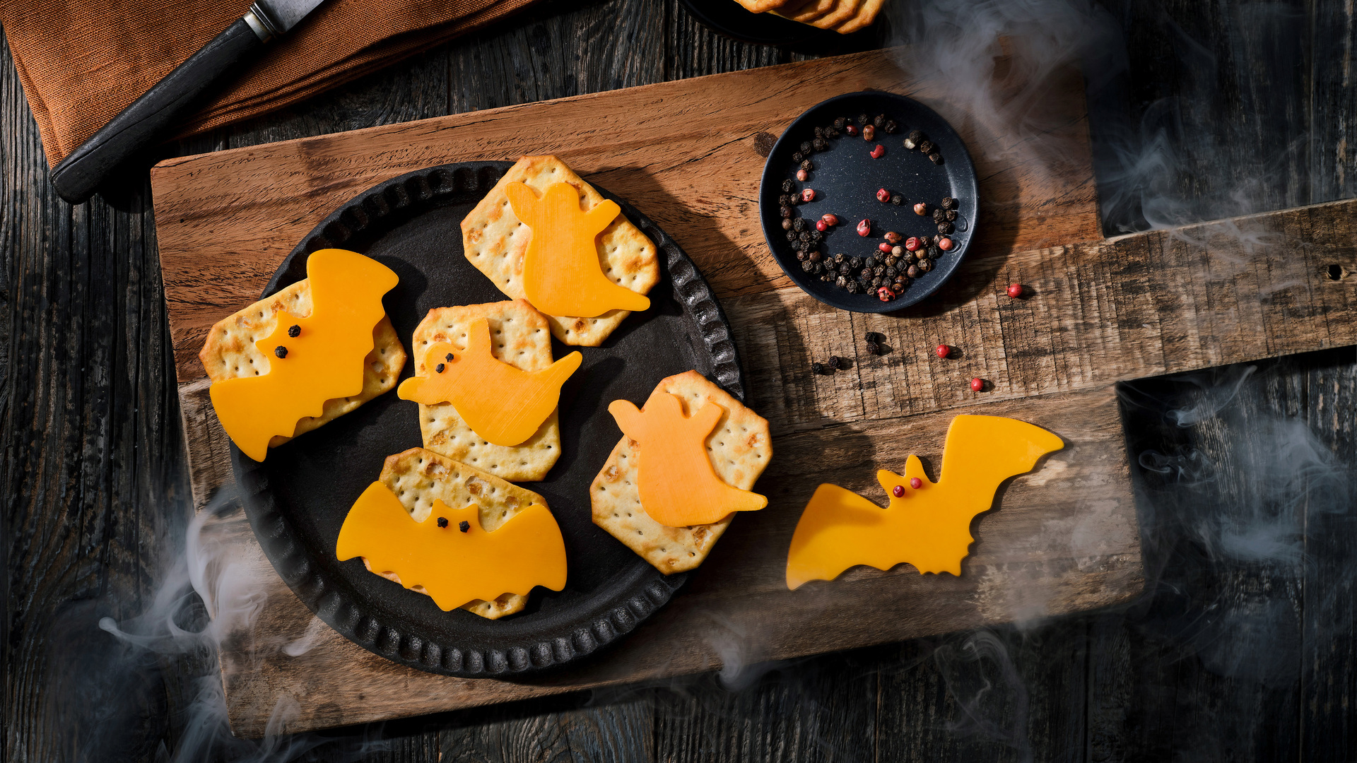 Halloween Cheese Cracker