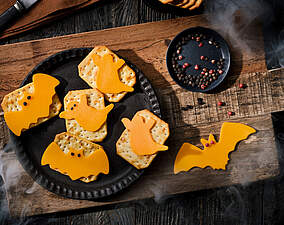 Halloween Cheese Cracker