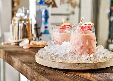 Erfrischender Aperol-Cocktail mit Buttermilch