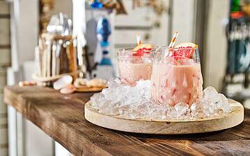 Erfrischender Aperol-Cocktail mit Buttermilch