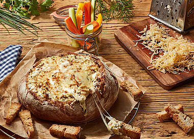 Ofenbrot mit Käse