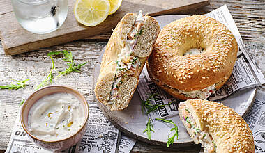 Chopped Bagel Sandwich