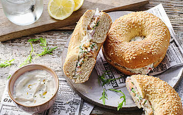 Chopped Bagel Sandwich Chopped Bagel Sandwich