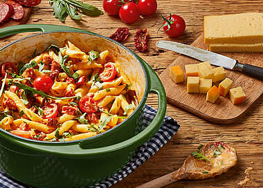 One Pot Pasta Mediterrane Art