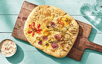 Bunter Focaccia Garden