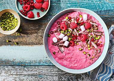Fruchtiger Pink Porridge