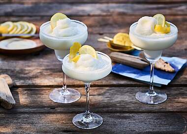 Frozen Zitronen-Buttermilch Margarita