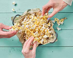 Rezept für Veggie Chili-Cheese Popcorn Veggie Chili-Cheese Popcorn