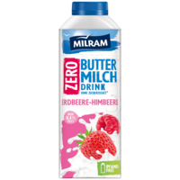 Buttermilch Drink Zero Erdbeere-Himbeere