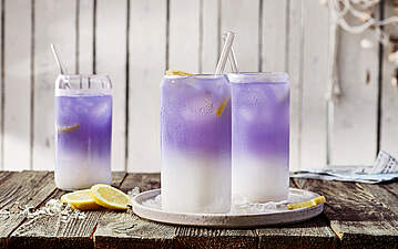 Alkoholfreier Blue Moon Cocktail