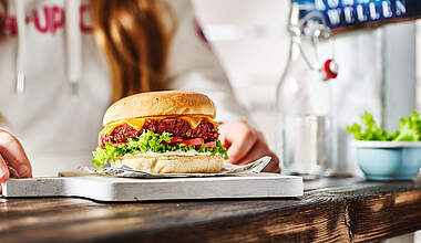 Vegetarische Burgerpattys aus Trester