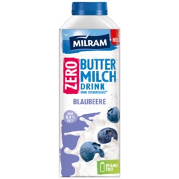 Buttermilch Drink Zero Blaubeere 750 g