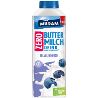 Buttermilch Drink Zero Blaubeere