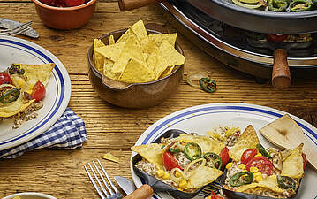 Raclette-Pfännchen Fiesta Mexicana mit saftigem Hackfleisch