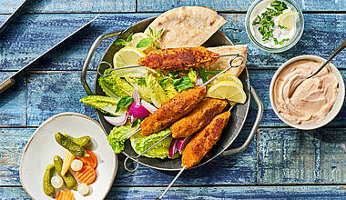 Vegetarische Köfte mit Dip