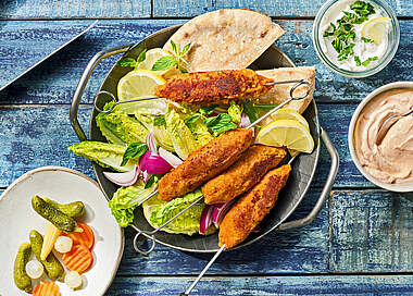 Vegetarische Köfte mit Dip
