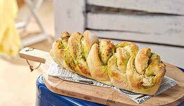 Vegetarische Pesto Babka