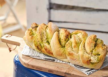 Vegetarische Pesto Babka