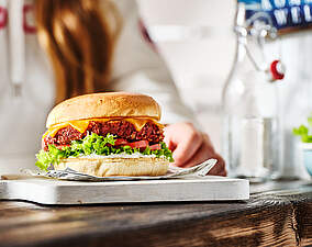 Vegetarische Burgerpattys aus Trester