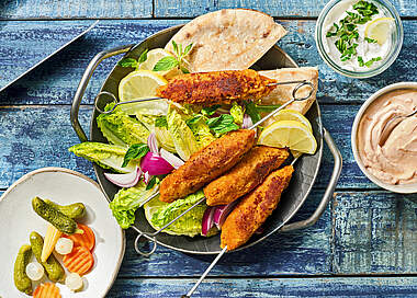 Vegetarische Köfte mit Dip