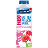 Buttermilch Drink Zero Erdbeere-Himbeere
