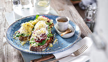 Grated Egg Toast