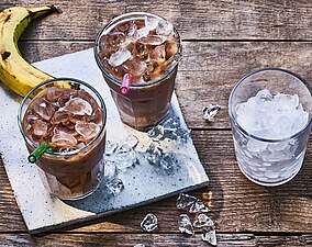 Rezept für Eiskaffee Schoko-Banane Eiskaffee Schoko-Banane