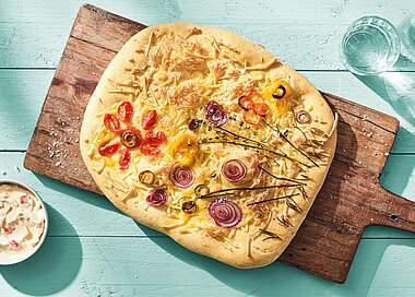 Bunter Focaccia Garden