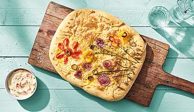 Bunter Focaccia Garden