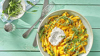 Rezept für Veganes Kürbis Mac 'n' Cheese