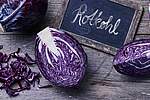Frischer Rotkohl.