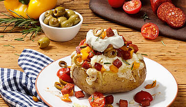 Spanische Ofenkartoffel