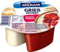 Griess Dessert Erdbeer-Himbeer