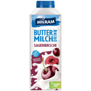 Buttermilch Drink Sauerkirsche