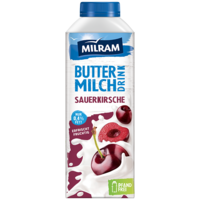Verpackung Buttermilch Drink Sauerkirsche
