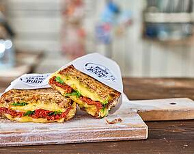 Grilled Cheese Sandwich mit Pesto