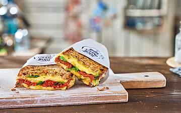 Grilled Cheese Sandwich mit Pesto