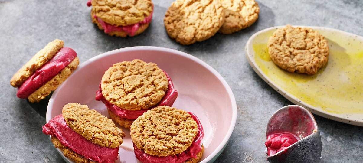 Rezeptbild für Buttermilch Ice Cream Sandwich