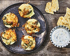 Rezept für Herzhafte Käse-Brokkoli-Muffins Herzhafte Käse-Brokkoli-Muffins