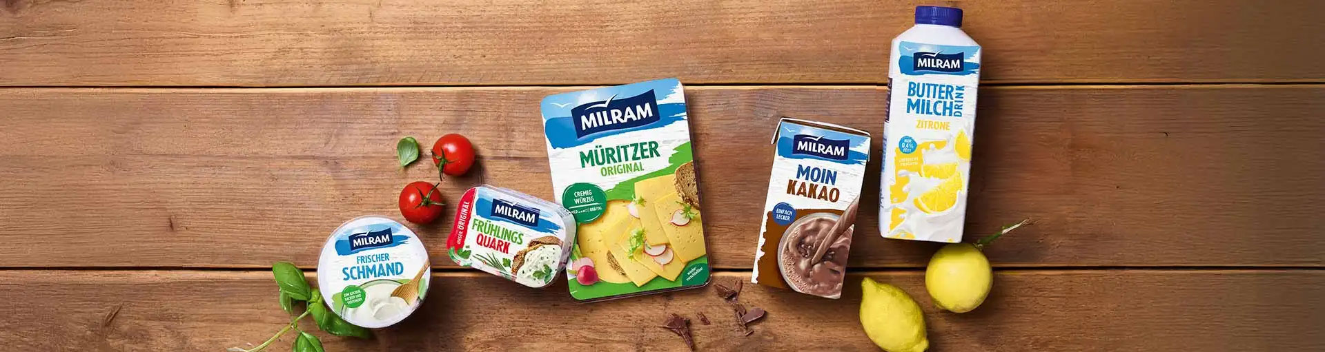 Nachhaltige Verpackungen bei Milram