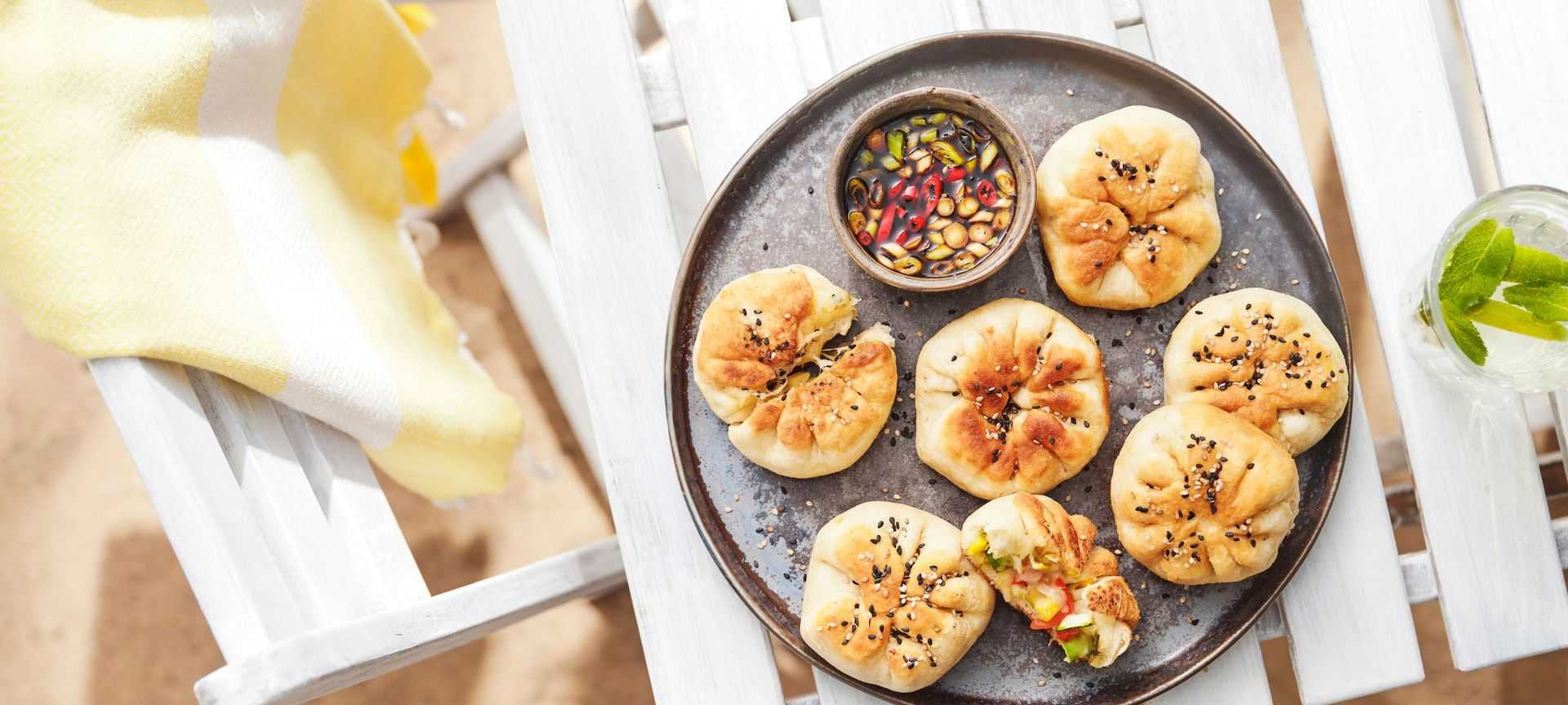 Rezeptbild für Veggie Buns mit Auflauf-Liebe& Asia-Vibes