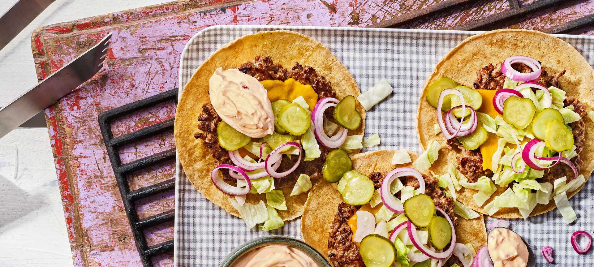 Rezeptbild für Feurige Taco Burger