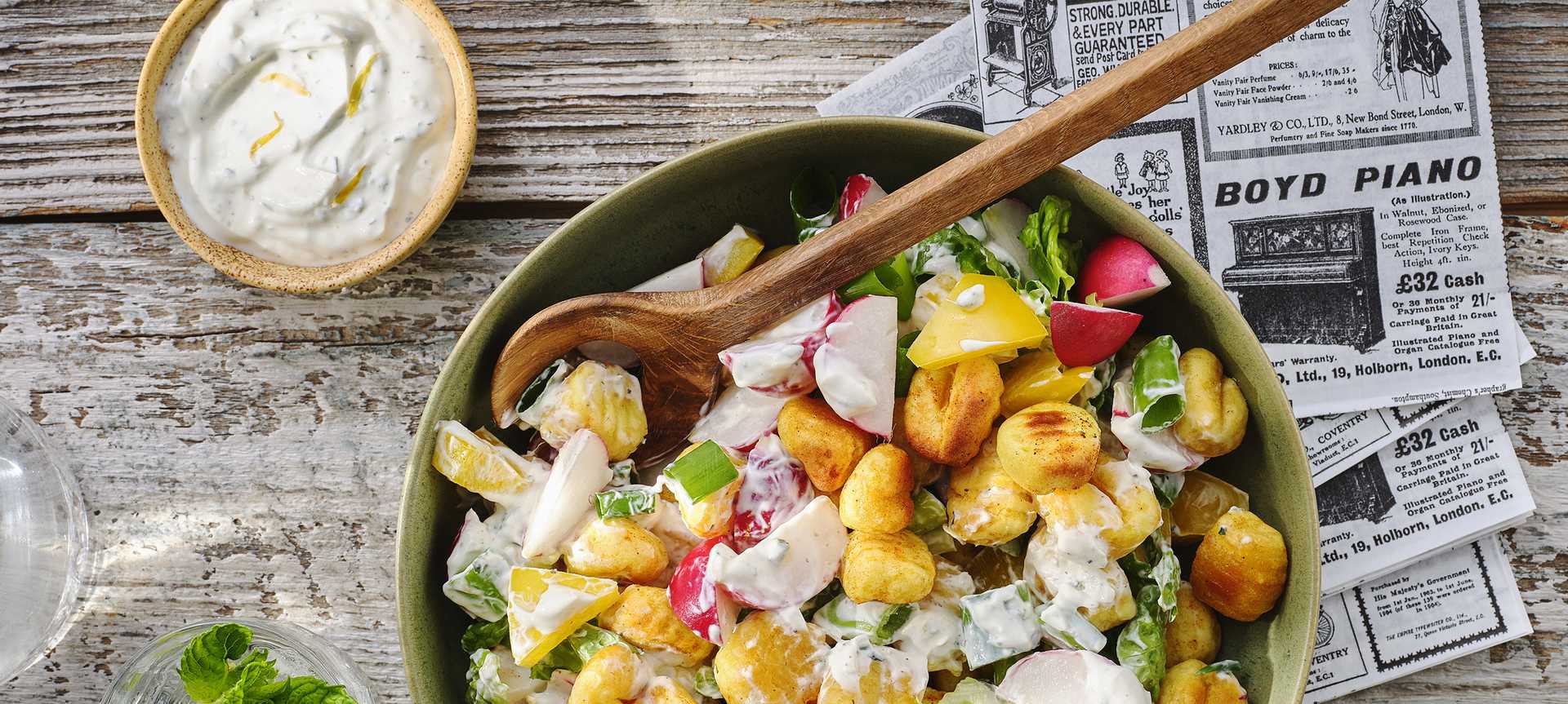 Rezeptbild für Knuspriger Gnocchi-Salat