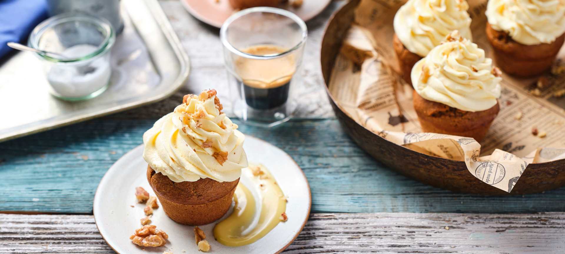 Rezeptbild für Süße Bananen-Muffins mit Tahini