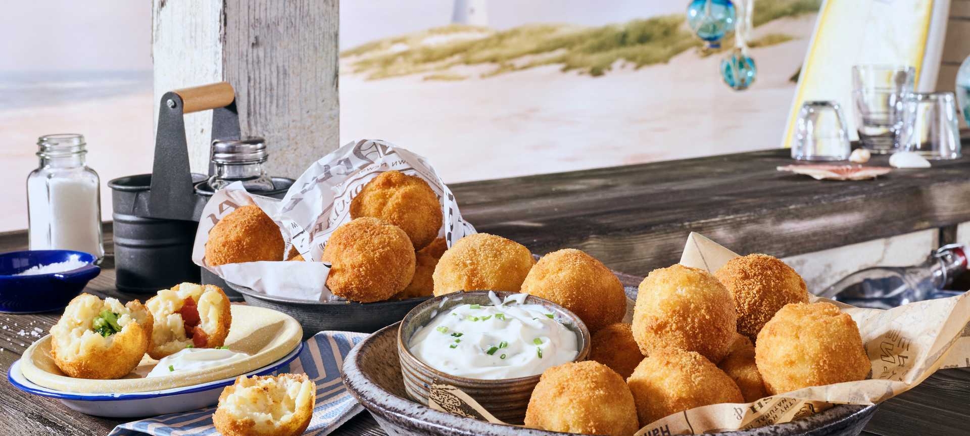 Rezeptbild für Cremige Mac and Cheese Balls