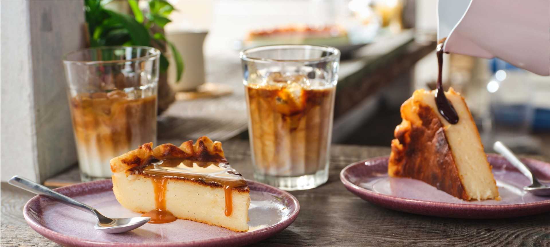 Rezeptbild für Veganer San Sebastian Cheesecake