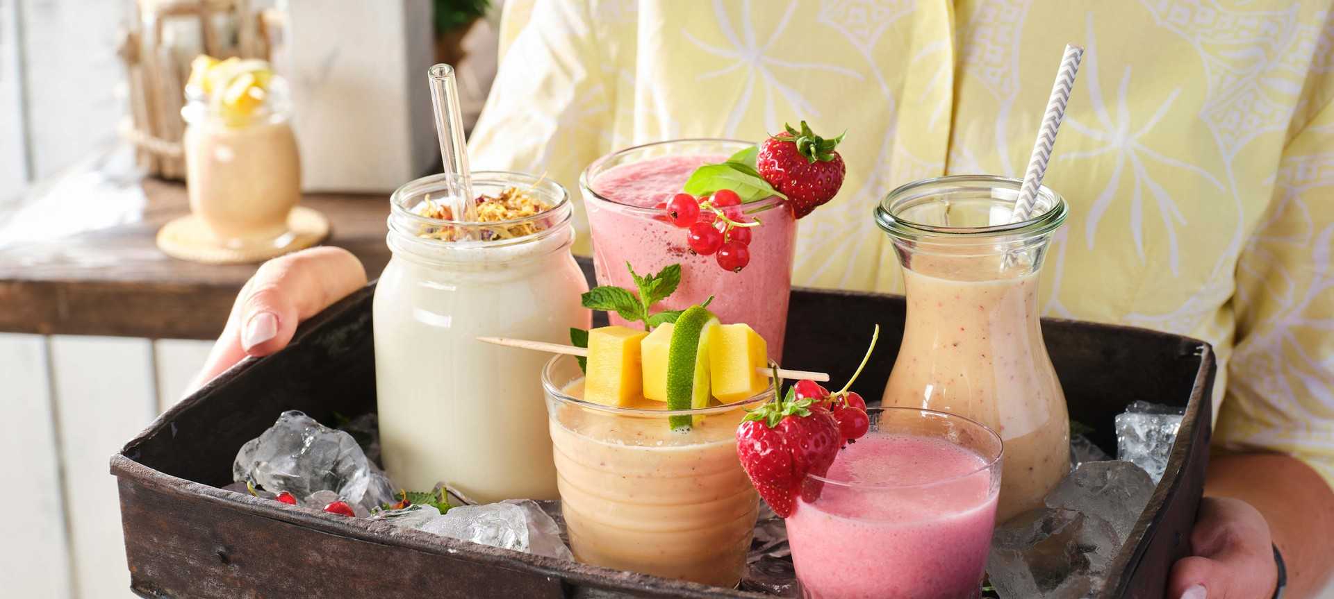 Rezeptbild für Fruchtige Buttermilch Lassis