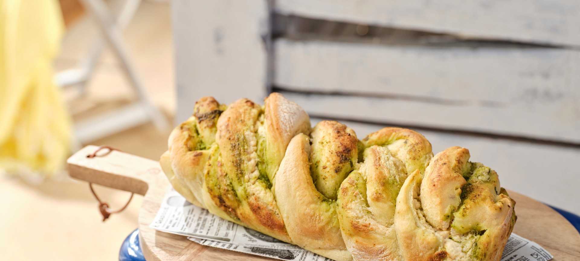 Rezeptbild für Vegetarische Pesto Babka
