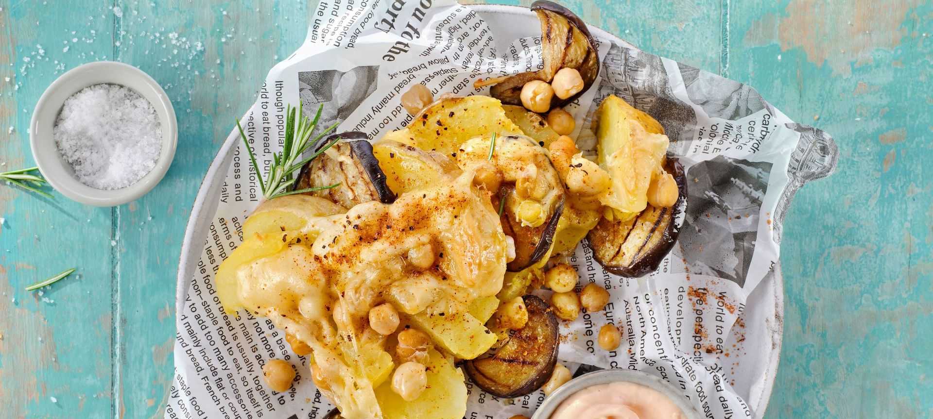 Rezeptbild für Orientalische Pulled Baked Potato