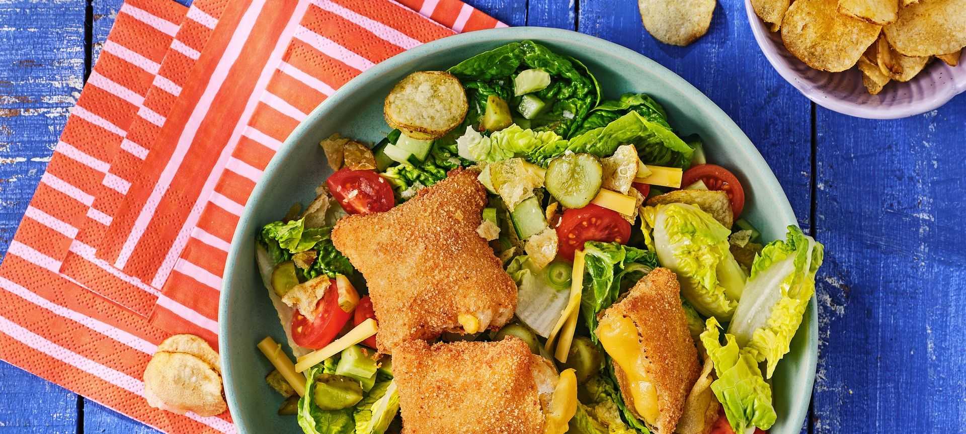 Rezeptbild für Kaassoufflé: Holländische Käsetaschen